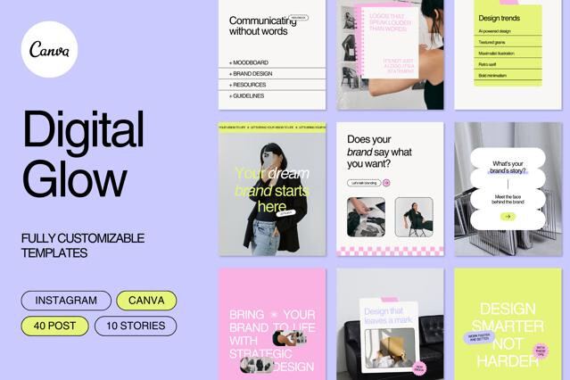 Digital Glow - Social Media Template