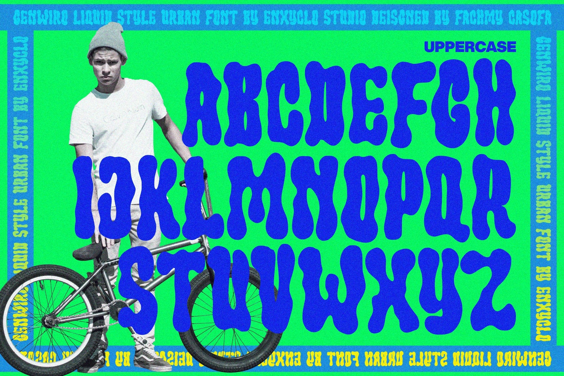 Genwiro Liquid Bold Font