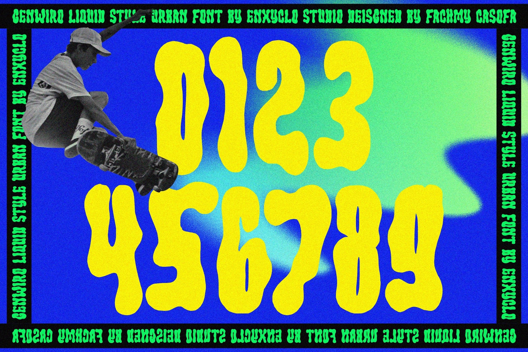 Genwiro Liquid Bold Font