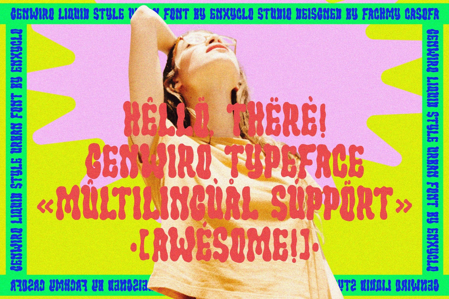 Genwiro Liquid Bold Font