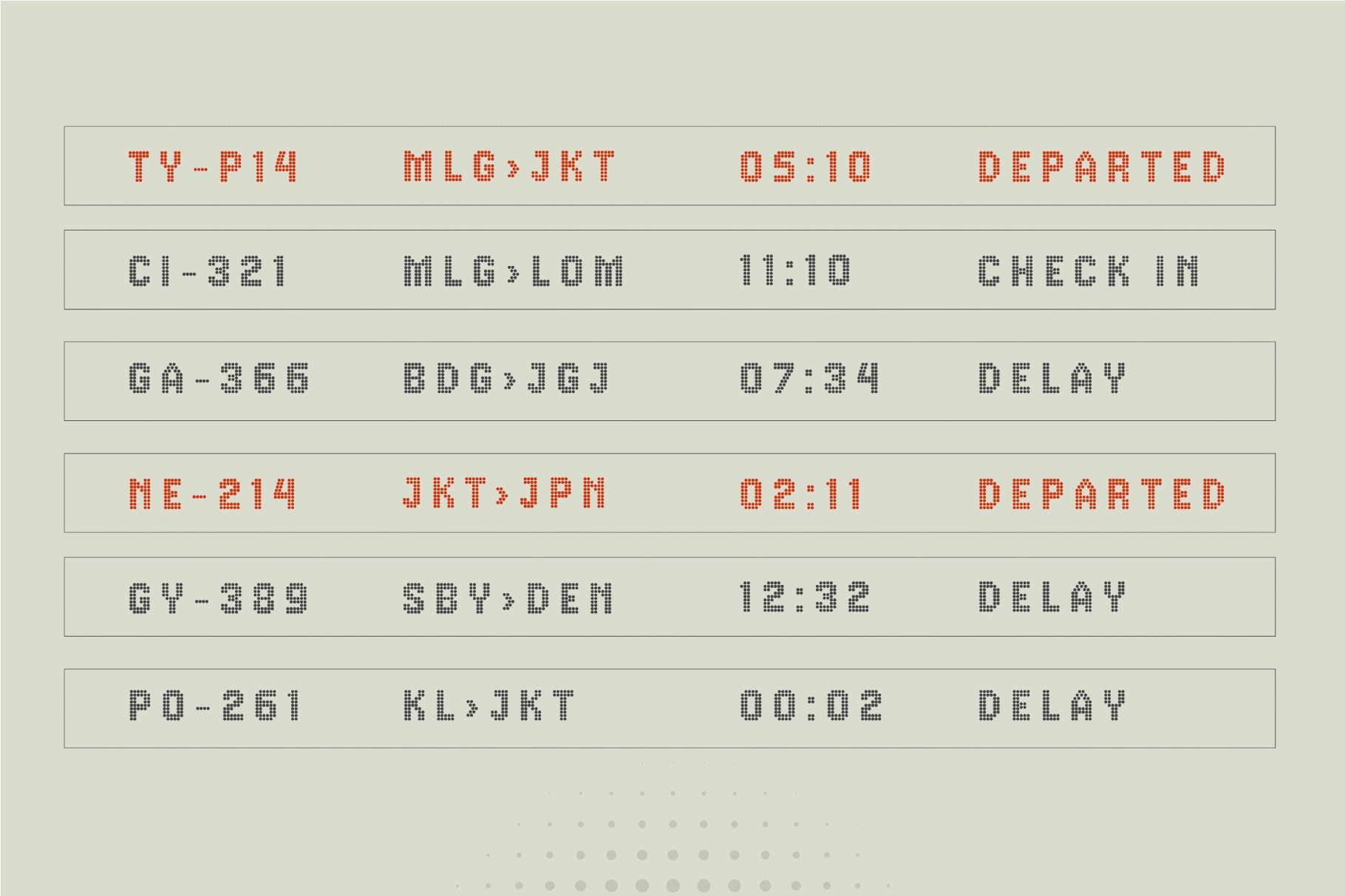 Pixelyze - Dot Font Display