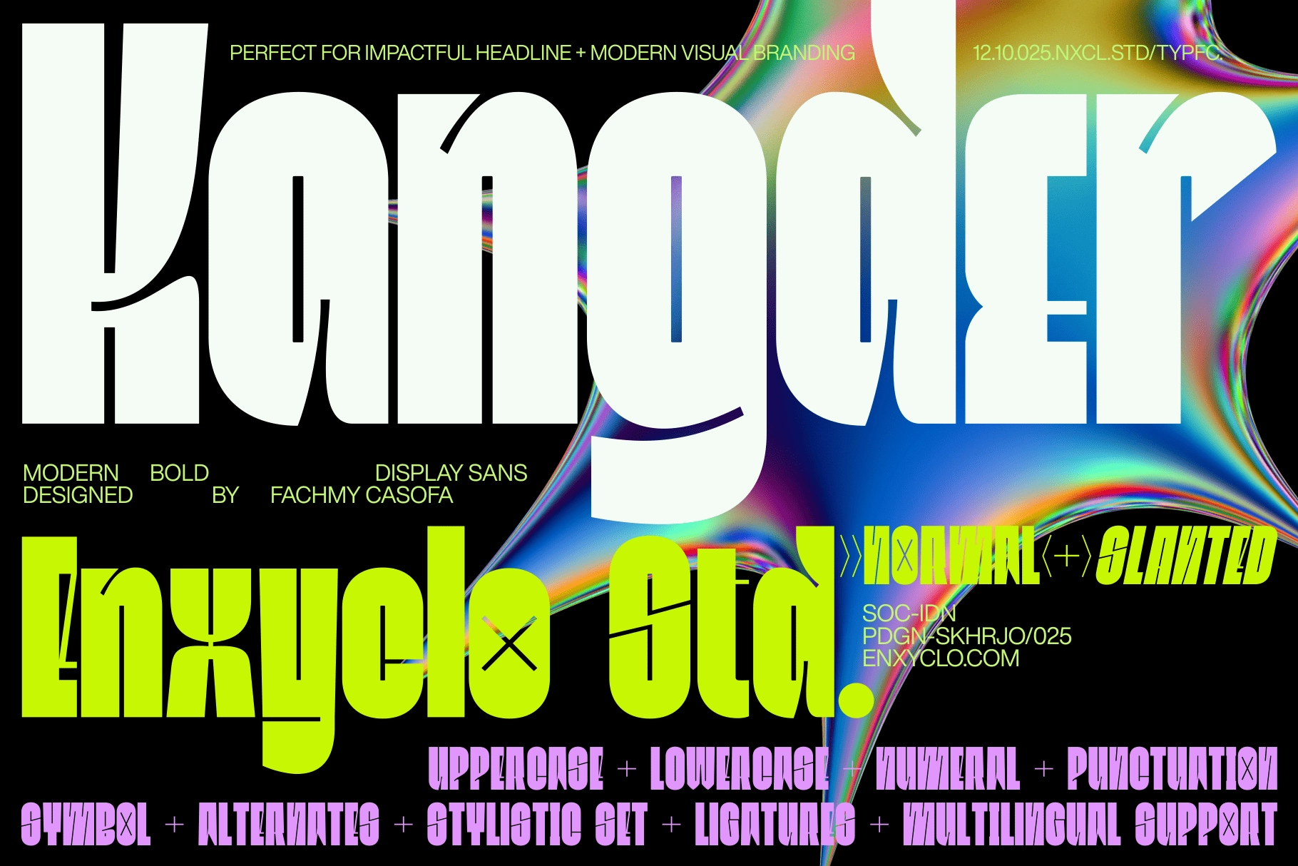 Kangder Bold Display Font