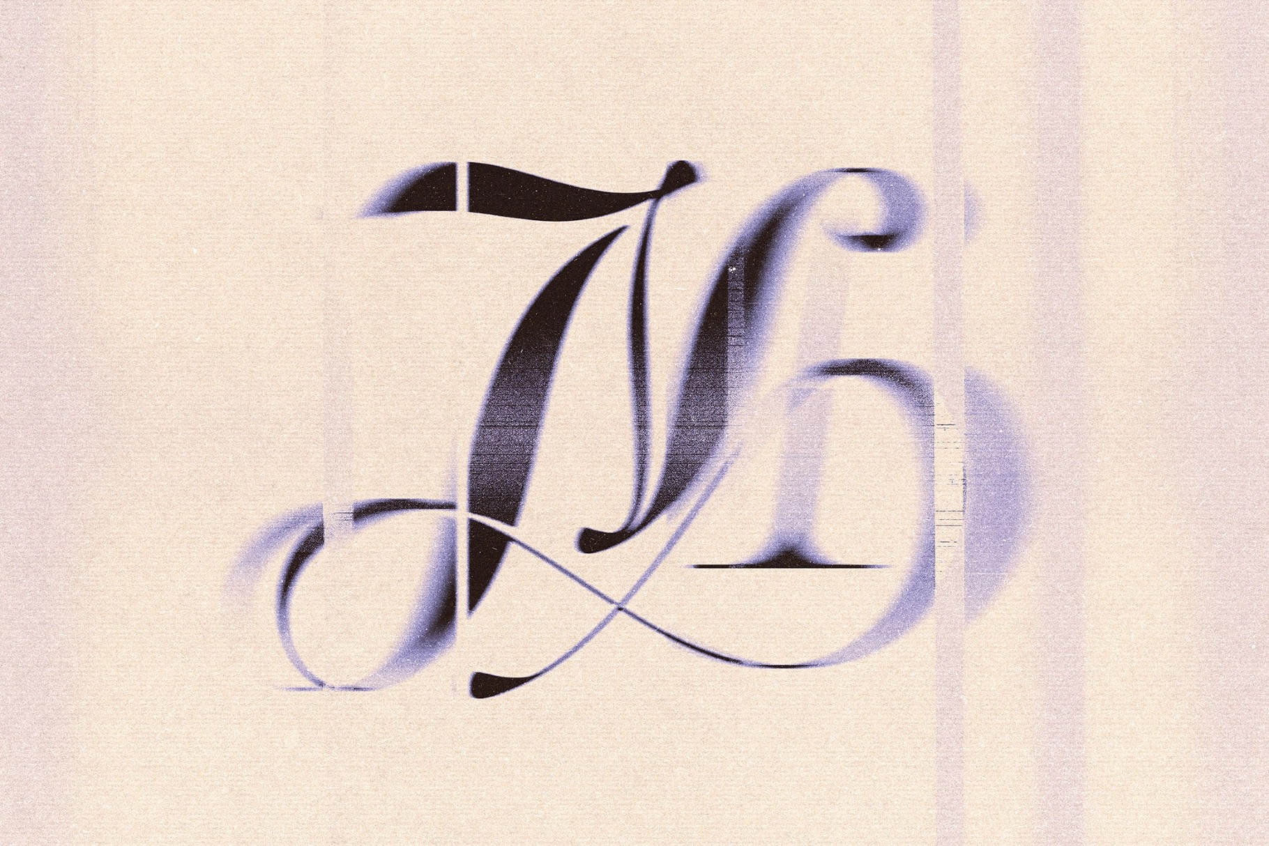 Broken Printer Text Effect