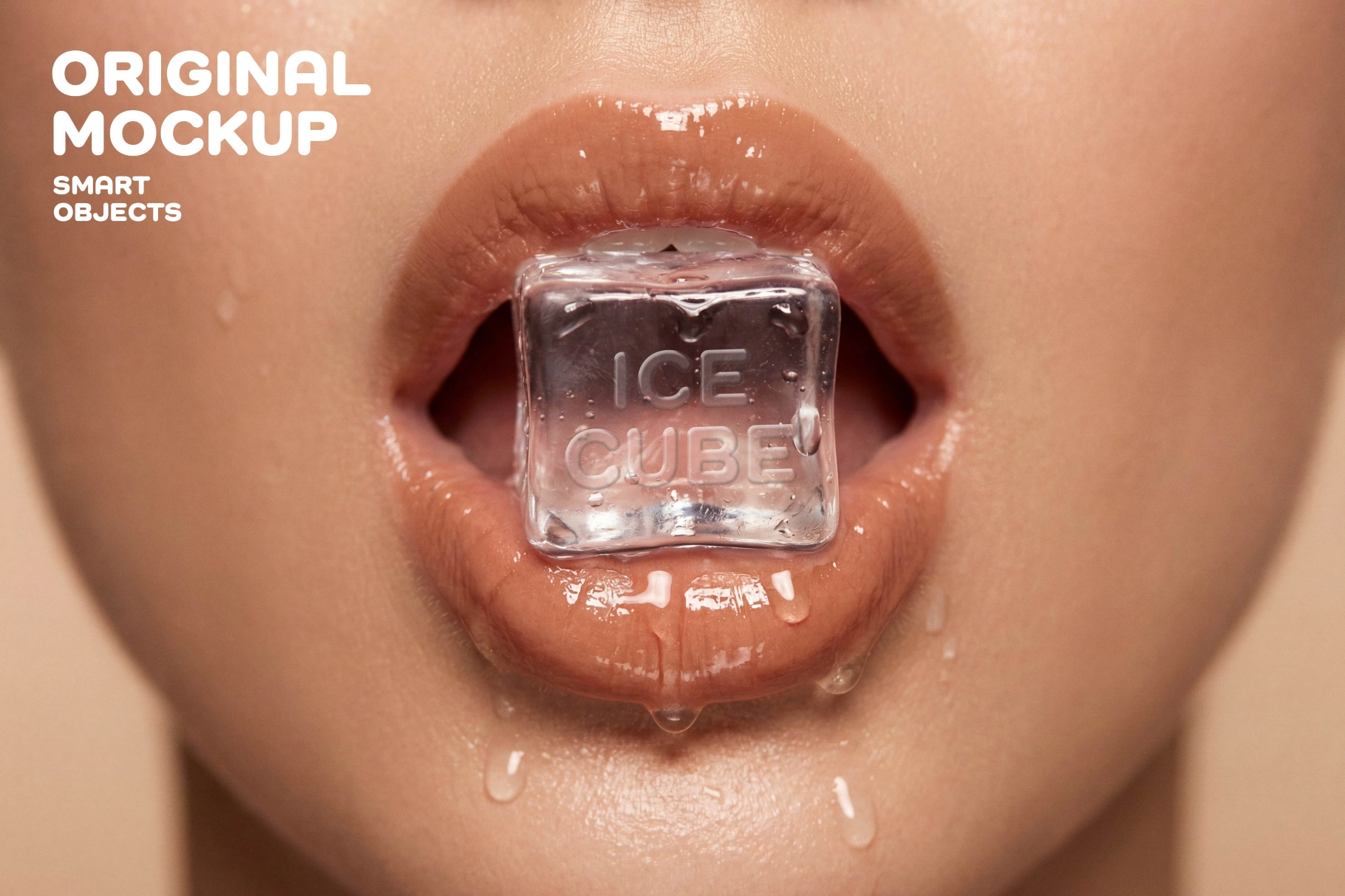 Ice Cube Mockup
