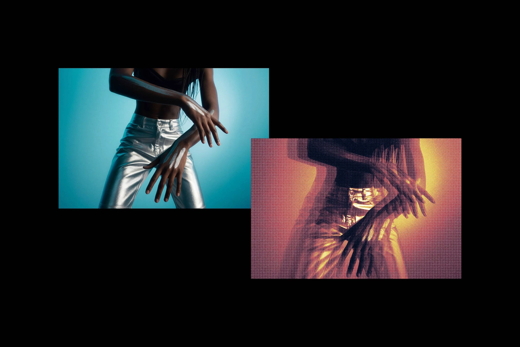 Halftone Print Photo Effect