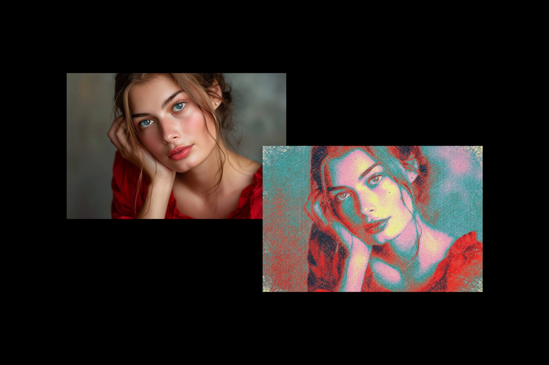 Oil Pastel Photo Effect