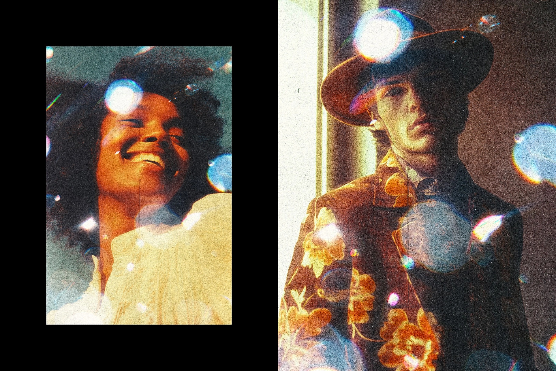 Vintage Bokeh Leak Photo Effect