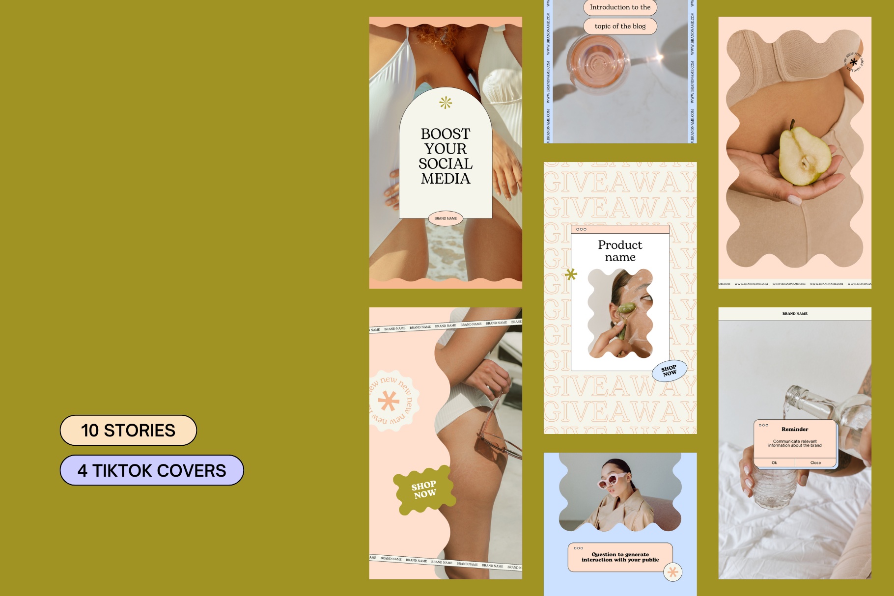 Aesthetic Instagram Template Kit