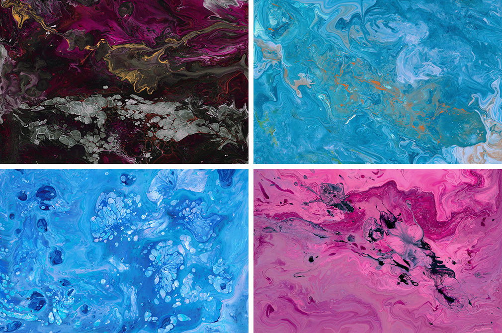 Earthborn acryl abstract textures — download collection