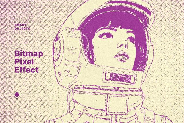 Bitmap Pixel Photo Effect