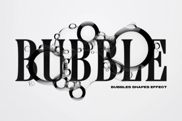 Bubbles Shapes Effect