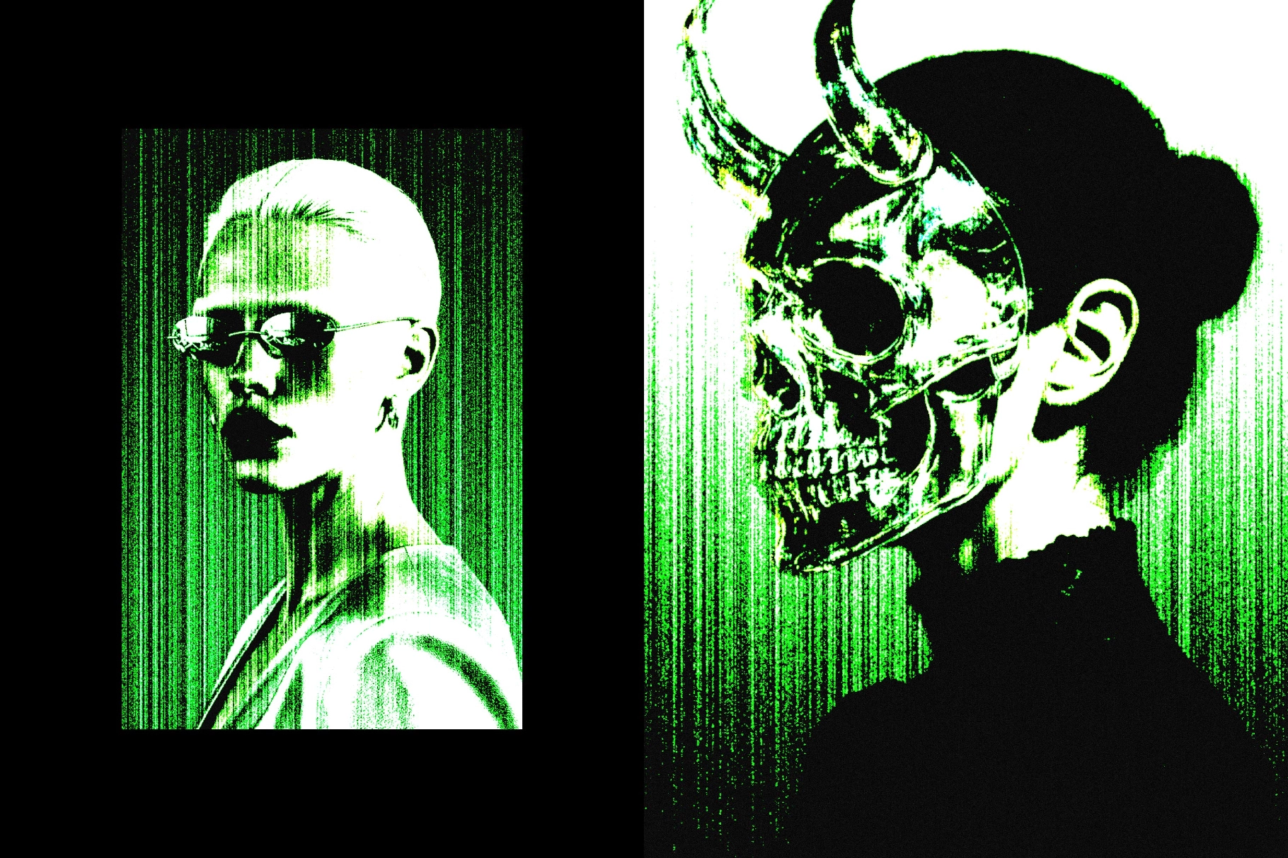 Cyber Screen Photo Effect