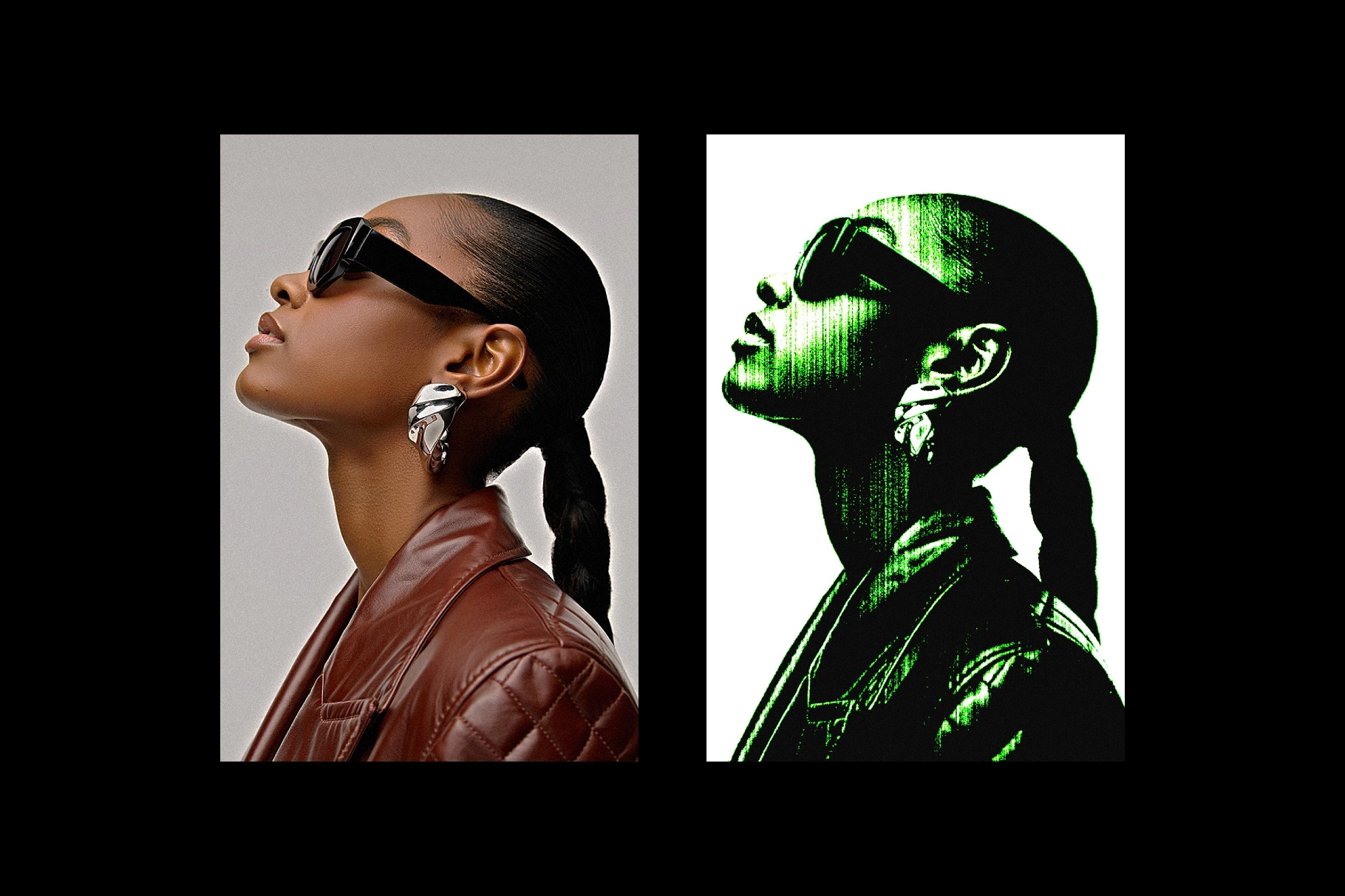 Cyber Screen Photo Effect