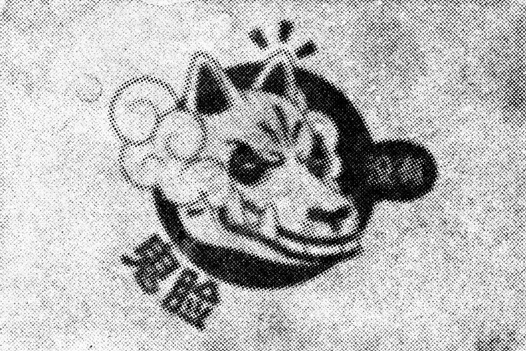 Grunge Halftone Text & Logo Effect