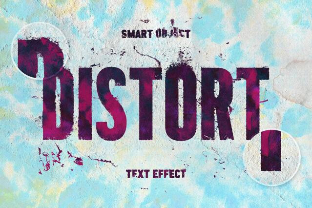 Paper Distortion Text Effect