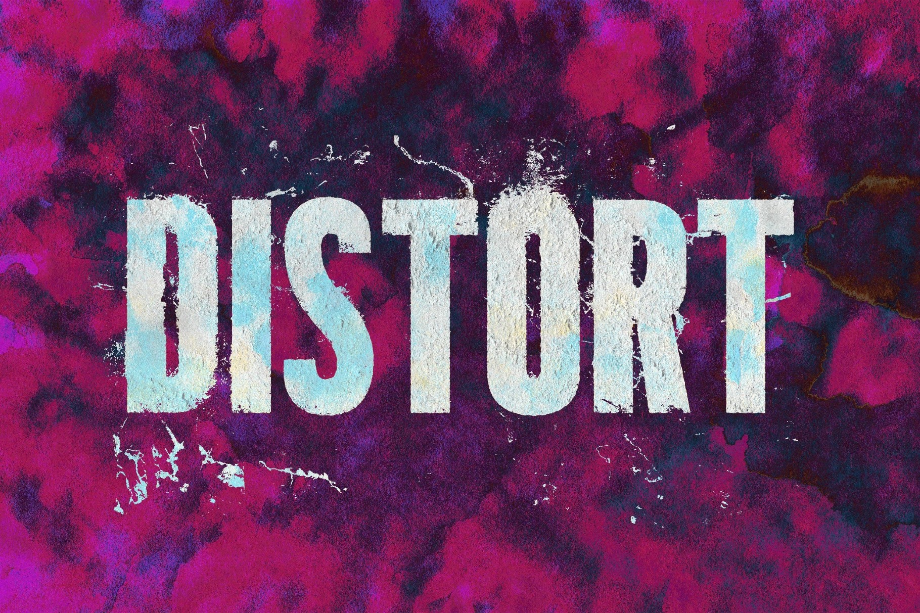 Paper Distortion Text Effect