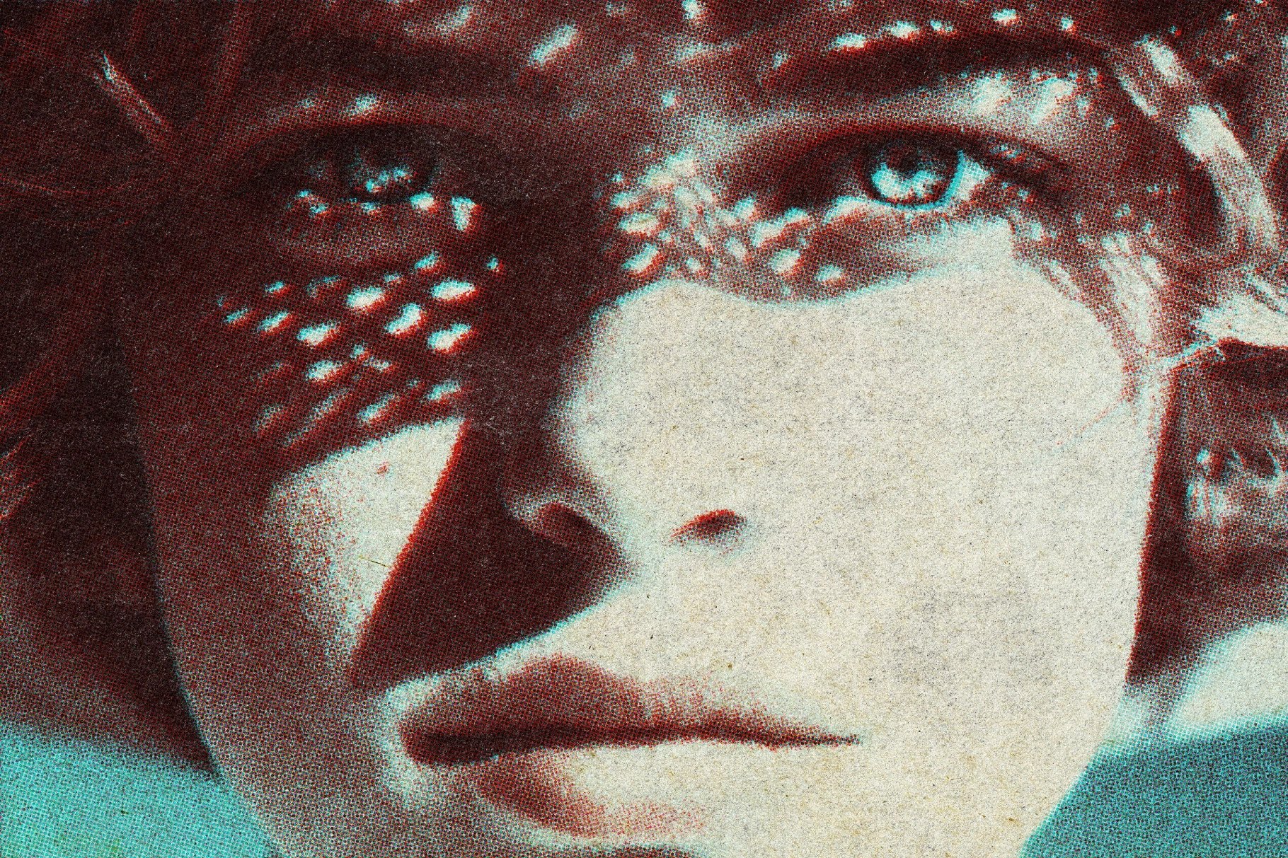 Old Print Photo Effect