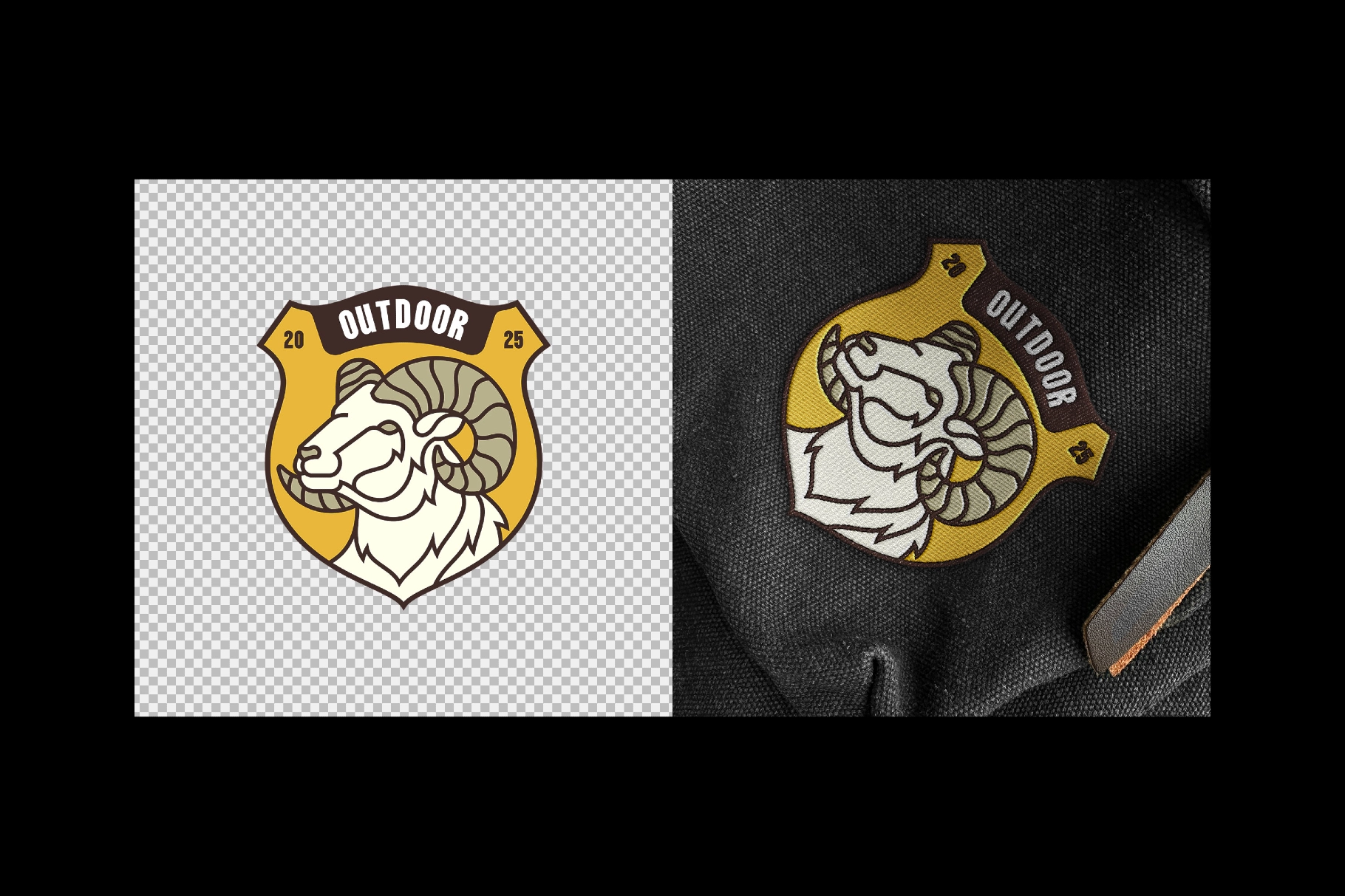 Backpack Patch Mockup