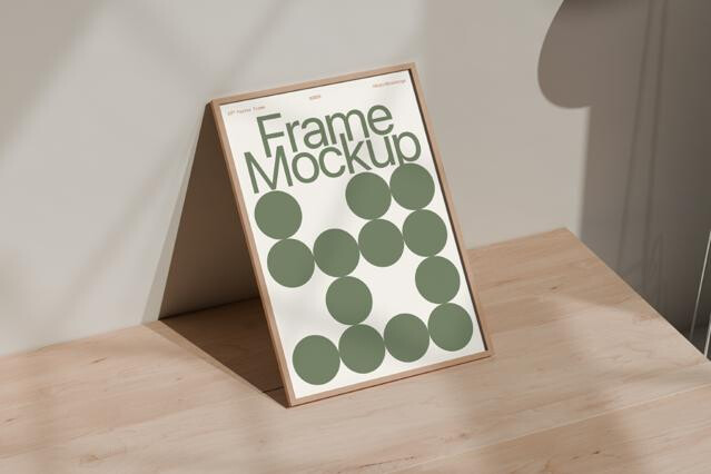 A3 Poster Frame Mockup