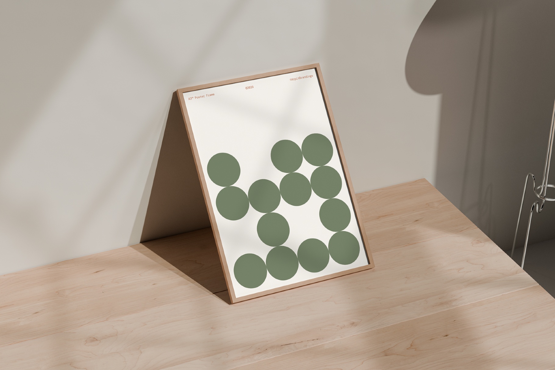 A3 Poster Frame Mockup