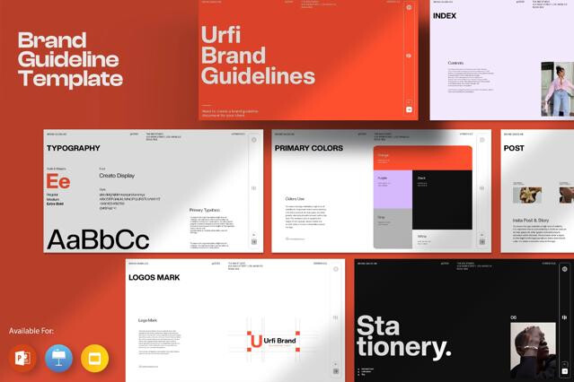 URFI - Brand Guidelines Presentation Template