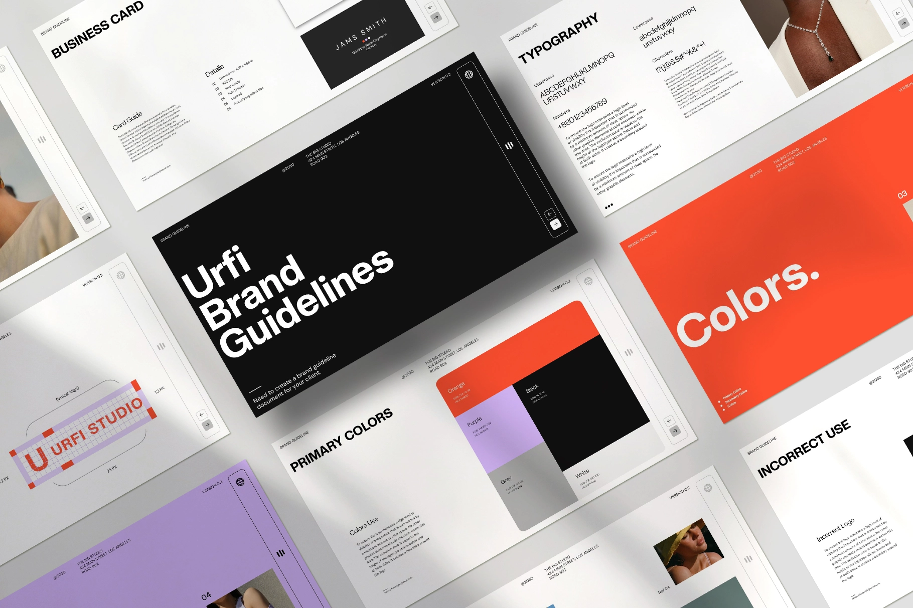 URFI - Brand Guidelines Presentation Template