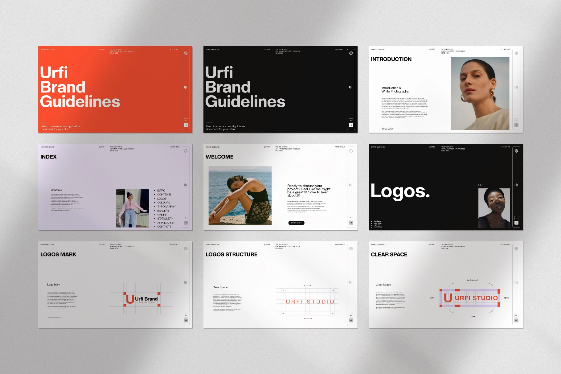 URFI - Brand Guidelines Presentation Template
