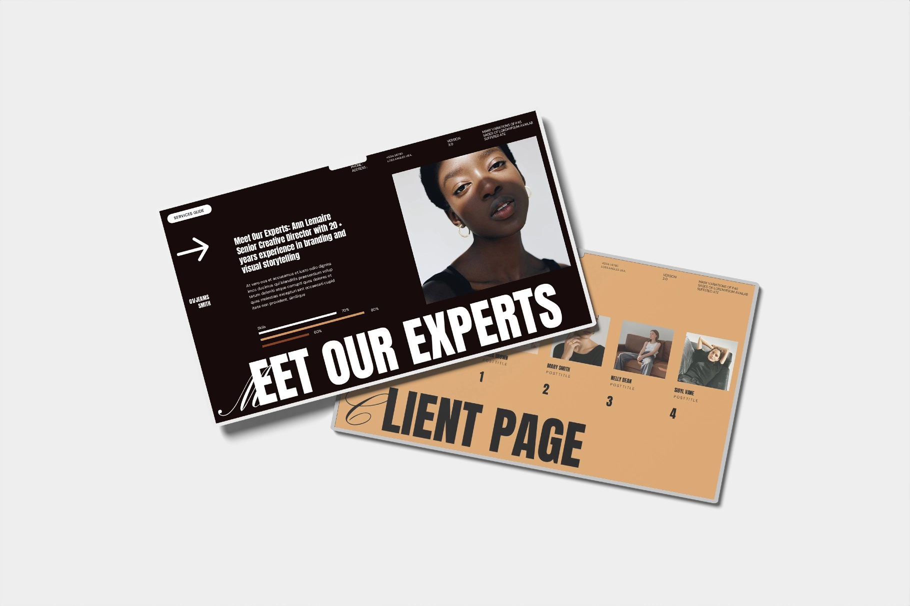 Services Guide Presentation Template