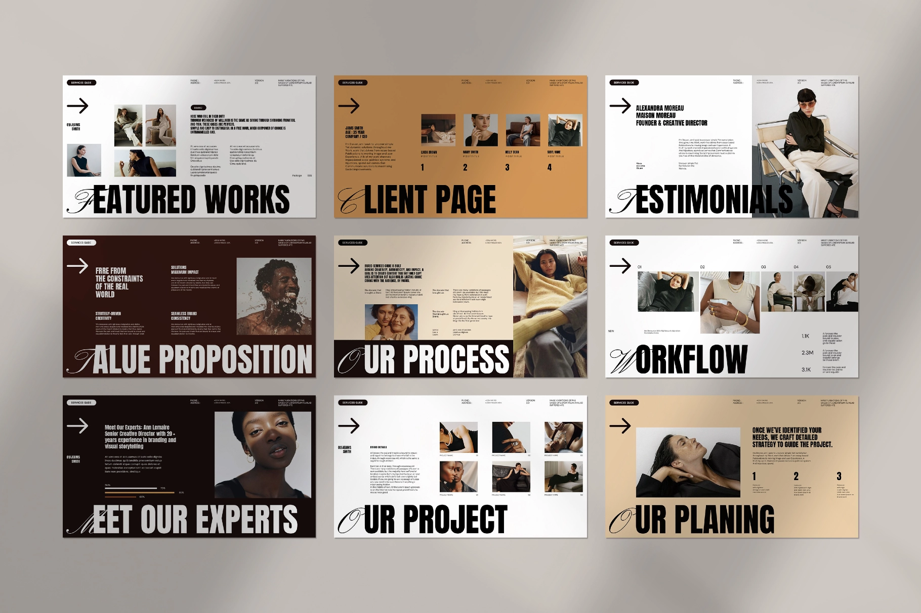 Services Guide Presentation Template