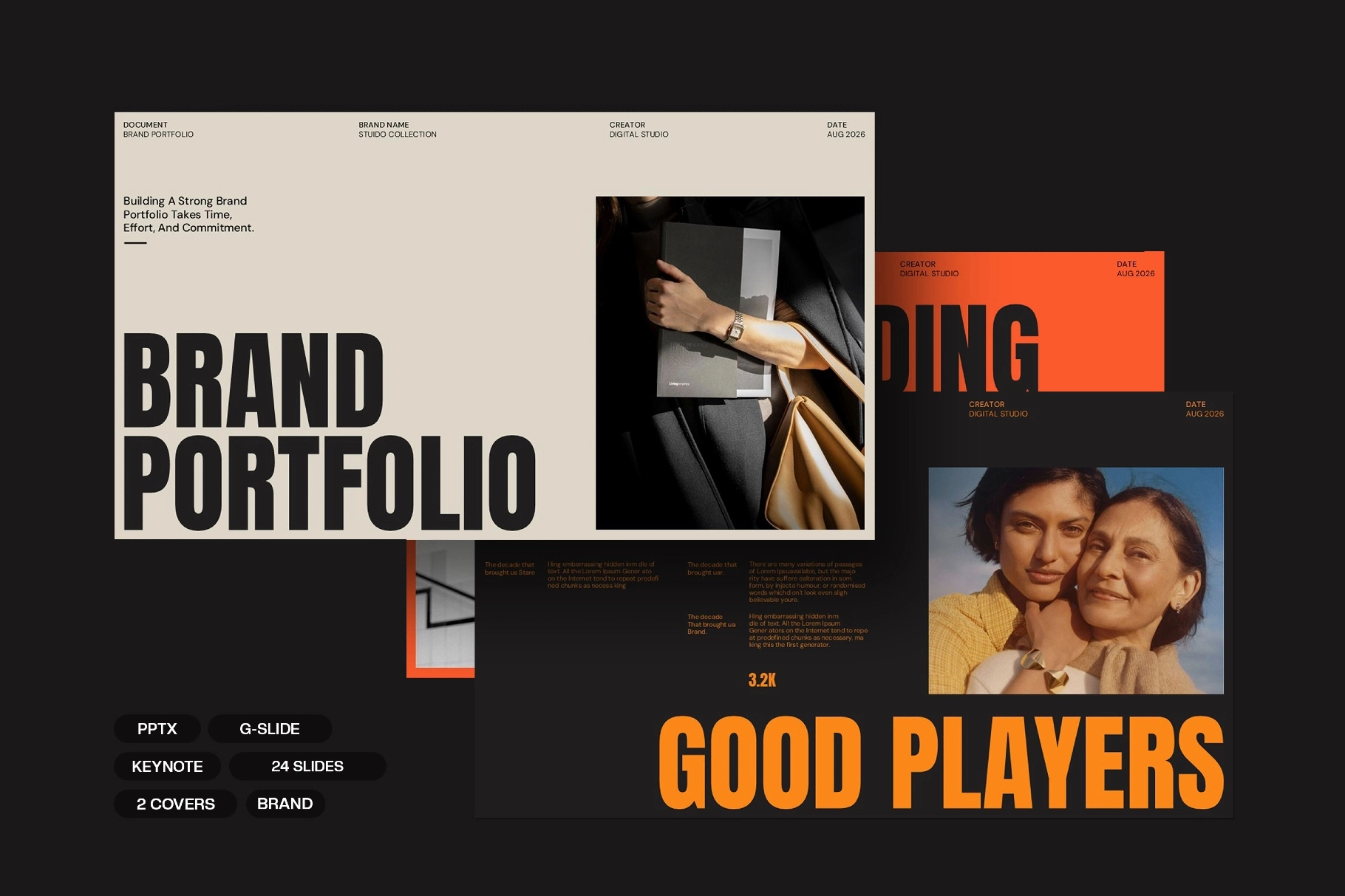 Brand Portfolio Presentation Template