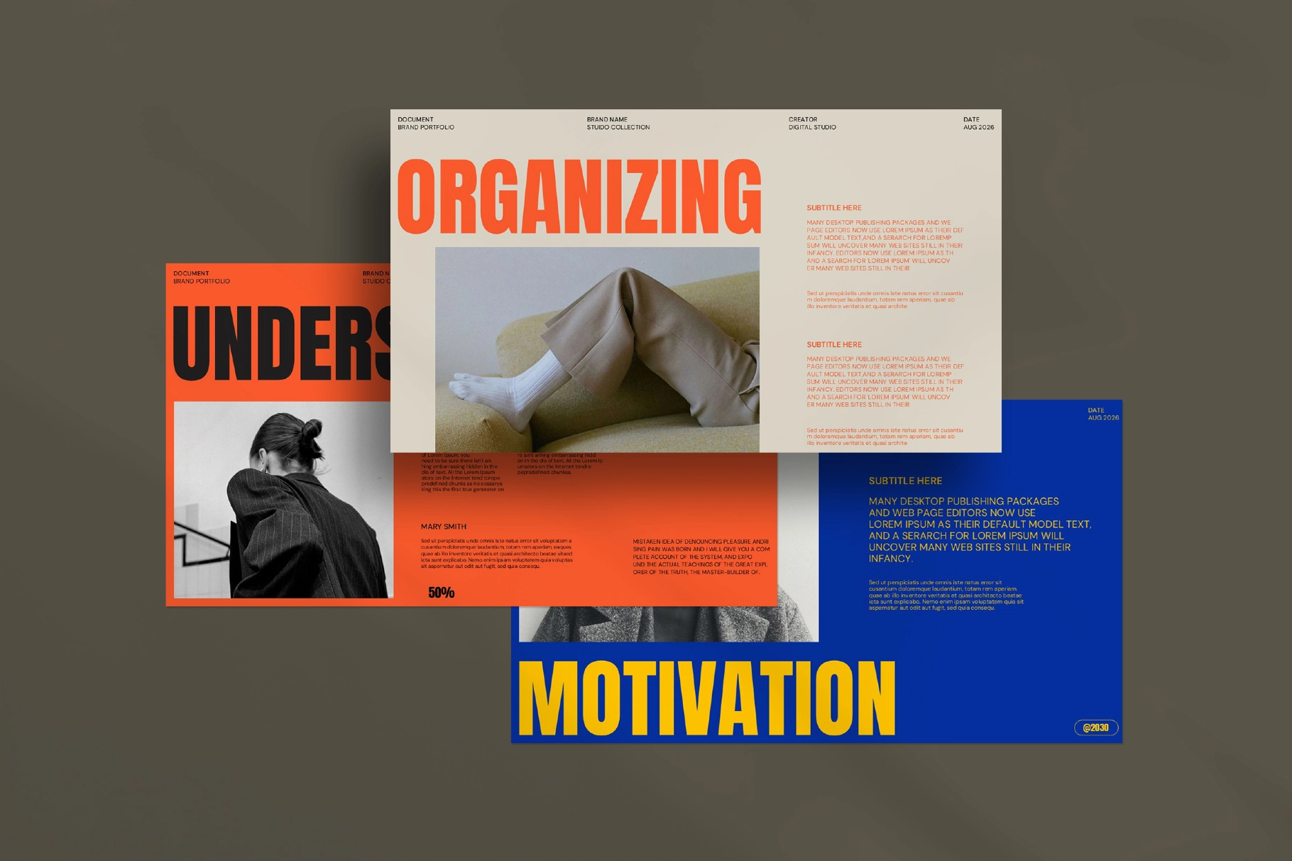 Brand Portfolio Presentation Template