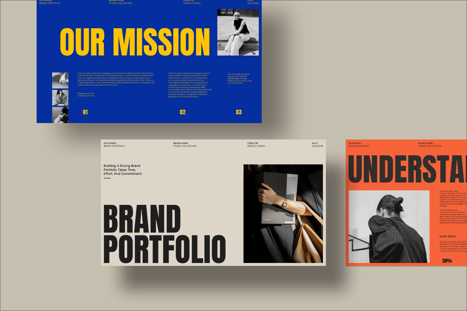 Brand Portfolio Presentation Template