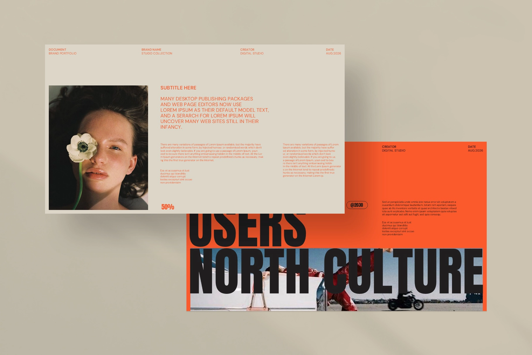 Brand Portfolio Presentation Template