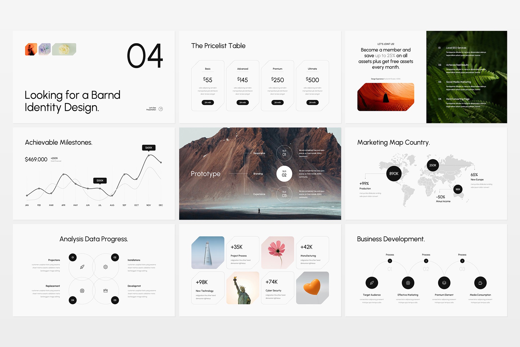 Humle Presentation Template Design