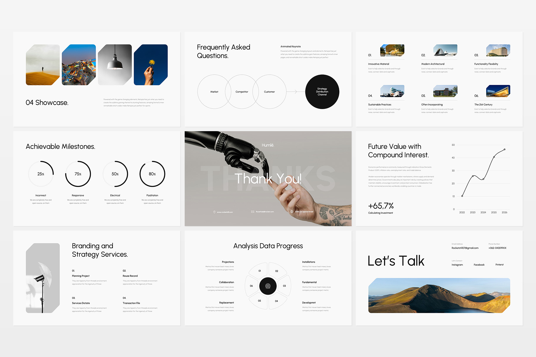 Humle Presentation Template Design