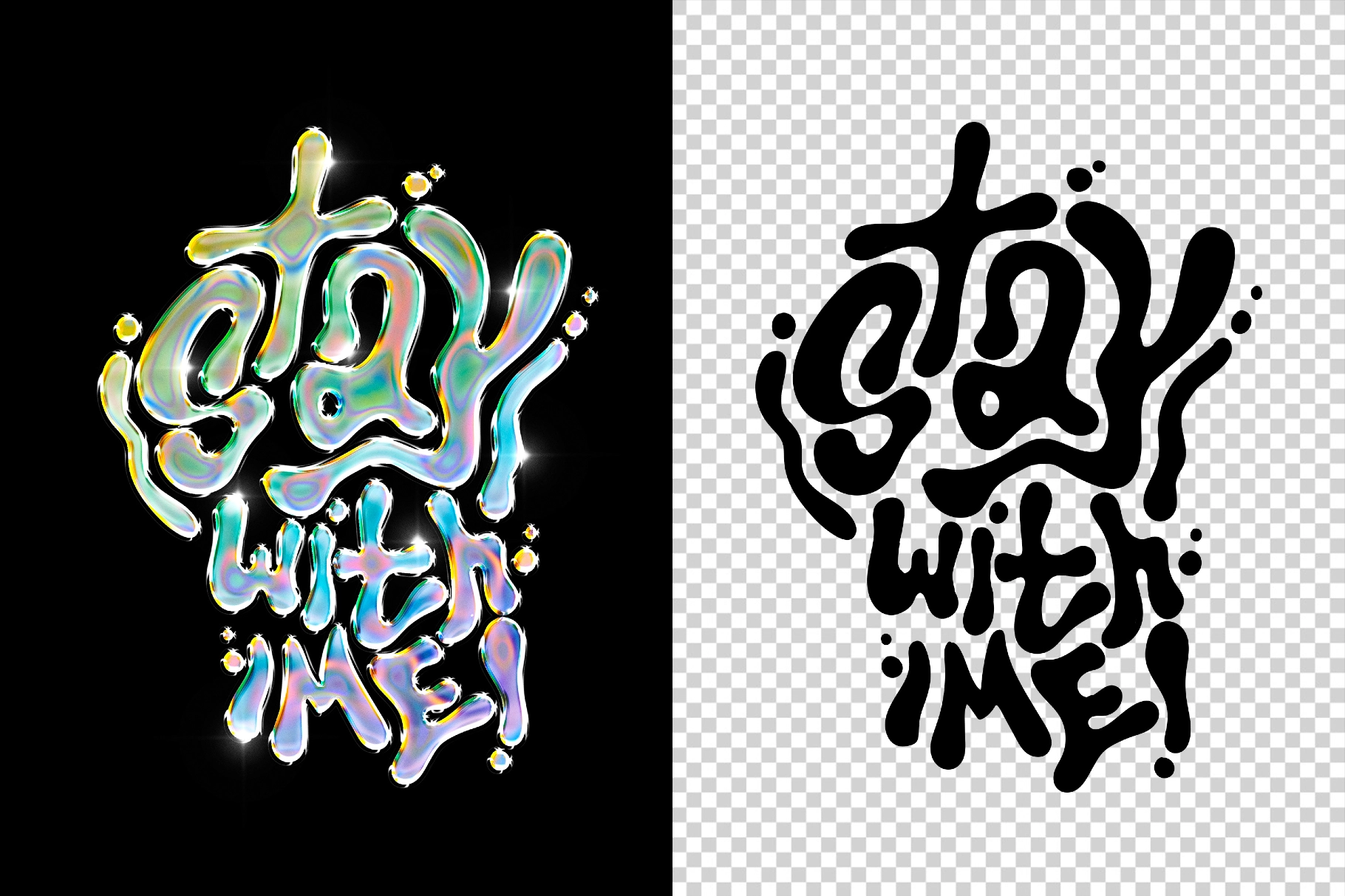 Celestial Chrome Text & Logo Effect