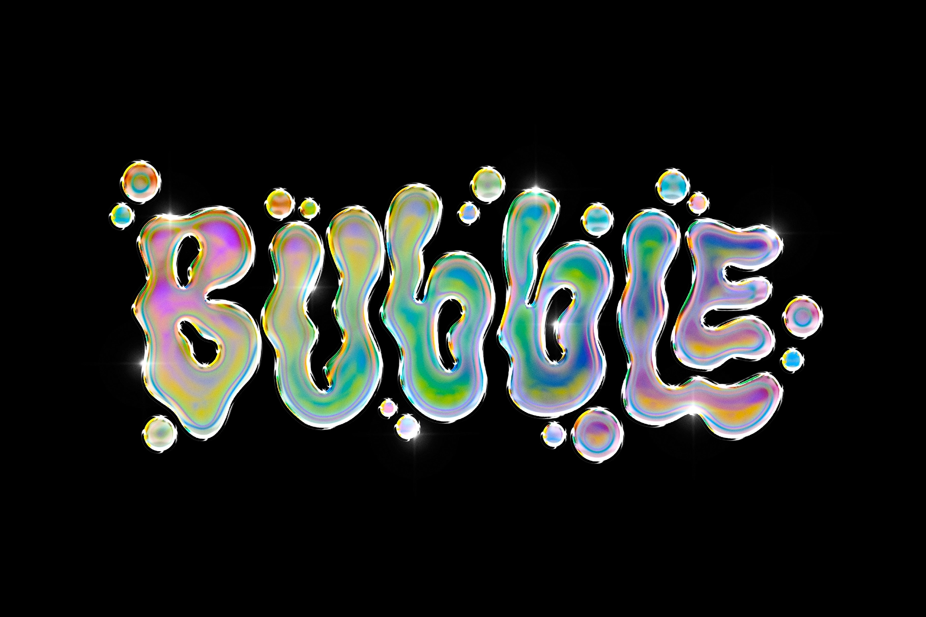 Celestial Chrome Text & Logo Effect