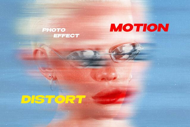 Motion Distort Photo Effect