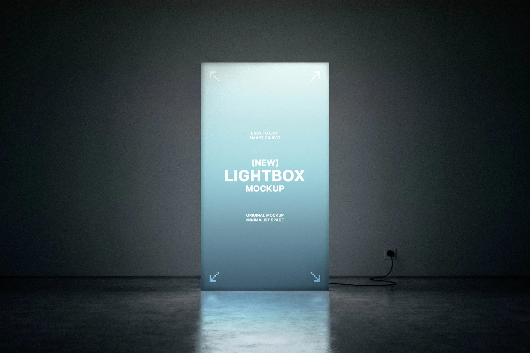 Vertical Lightbox Mockup