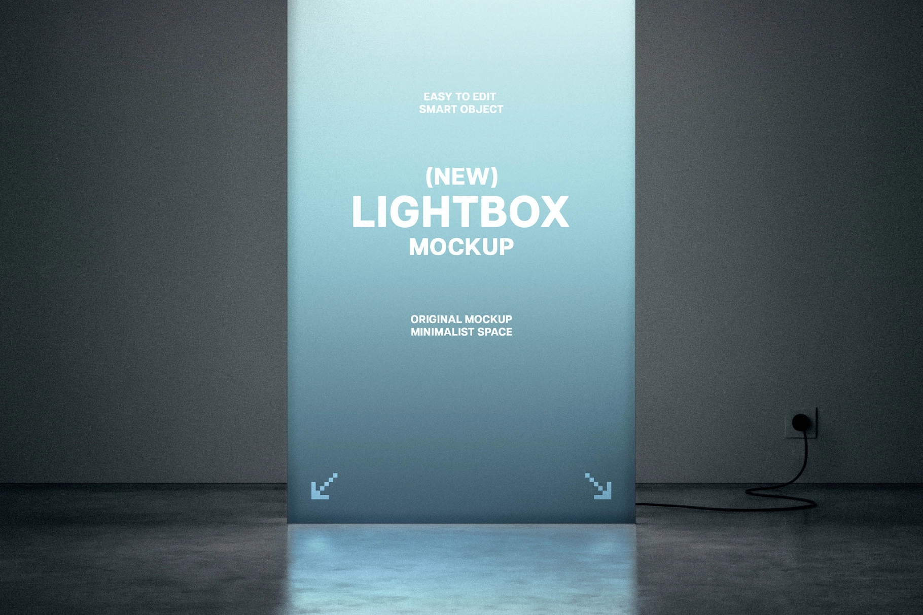 Vertical Lightbox Mockup