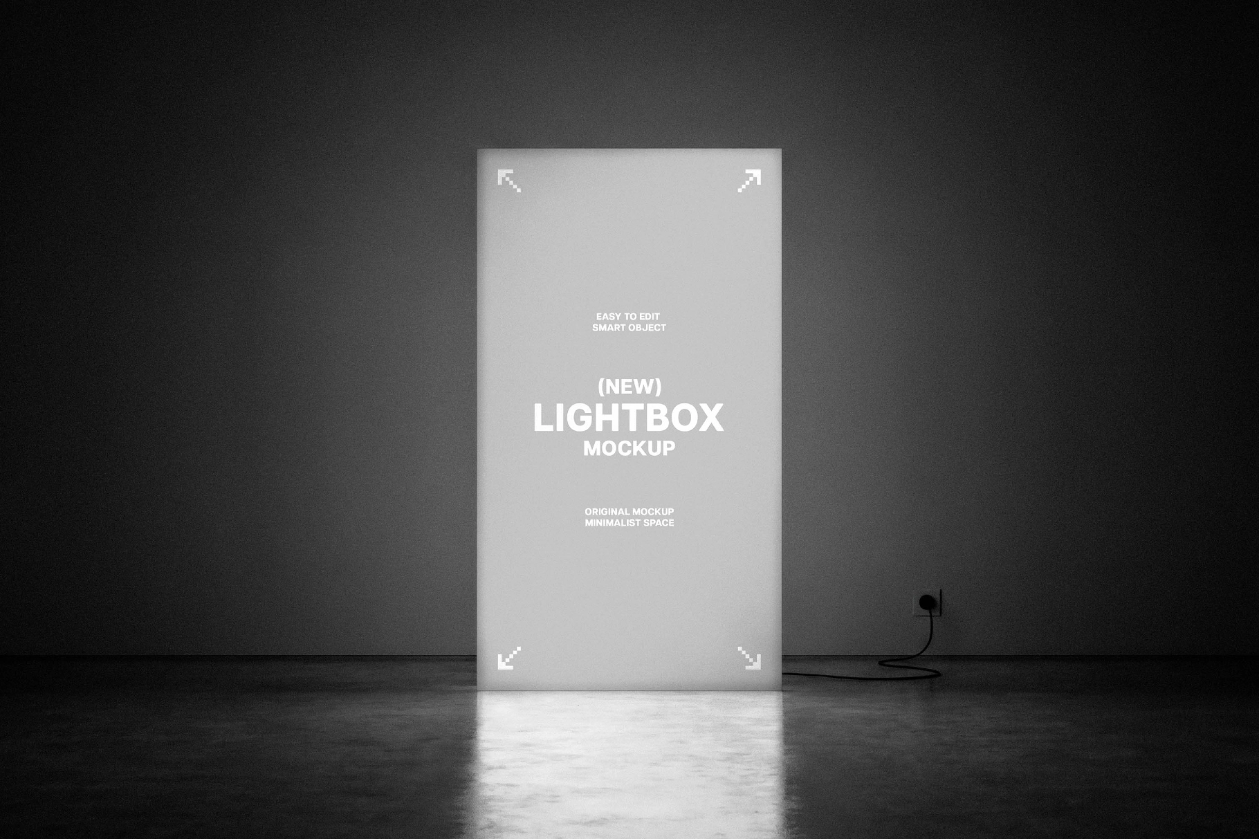 Vertical Lightbox Mockup