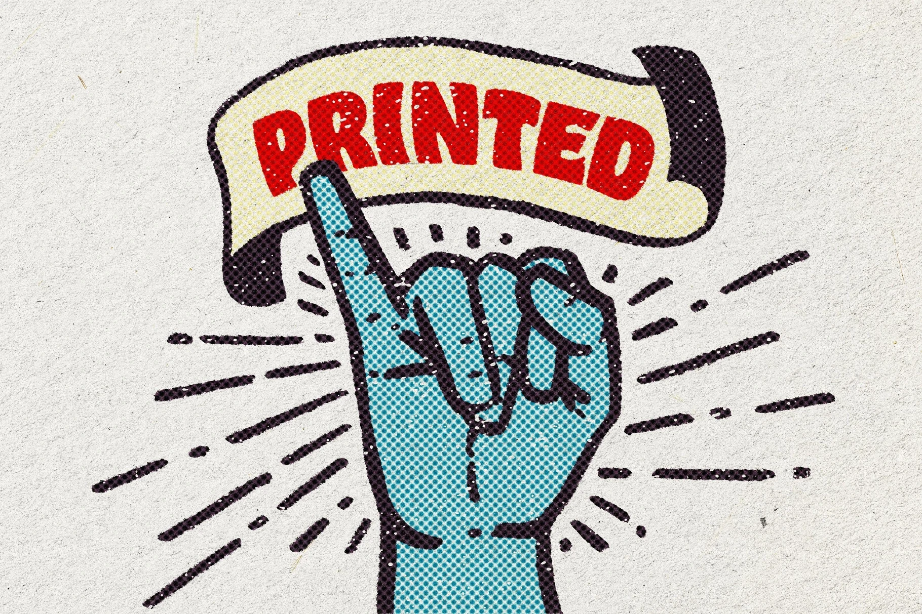 Halftone Stamp Effect