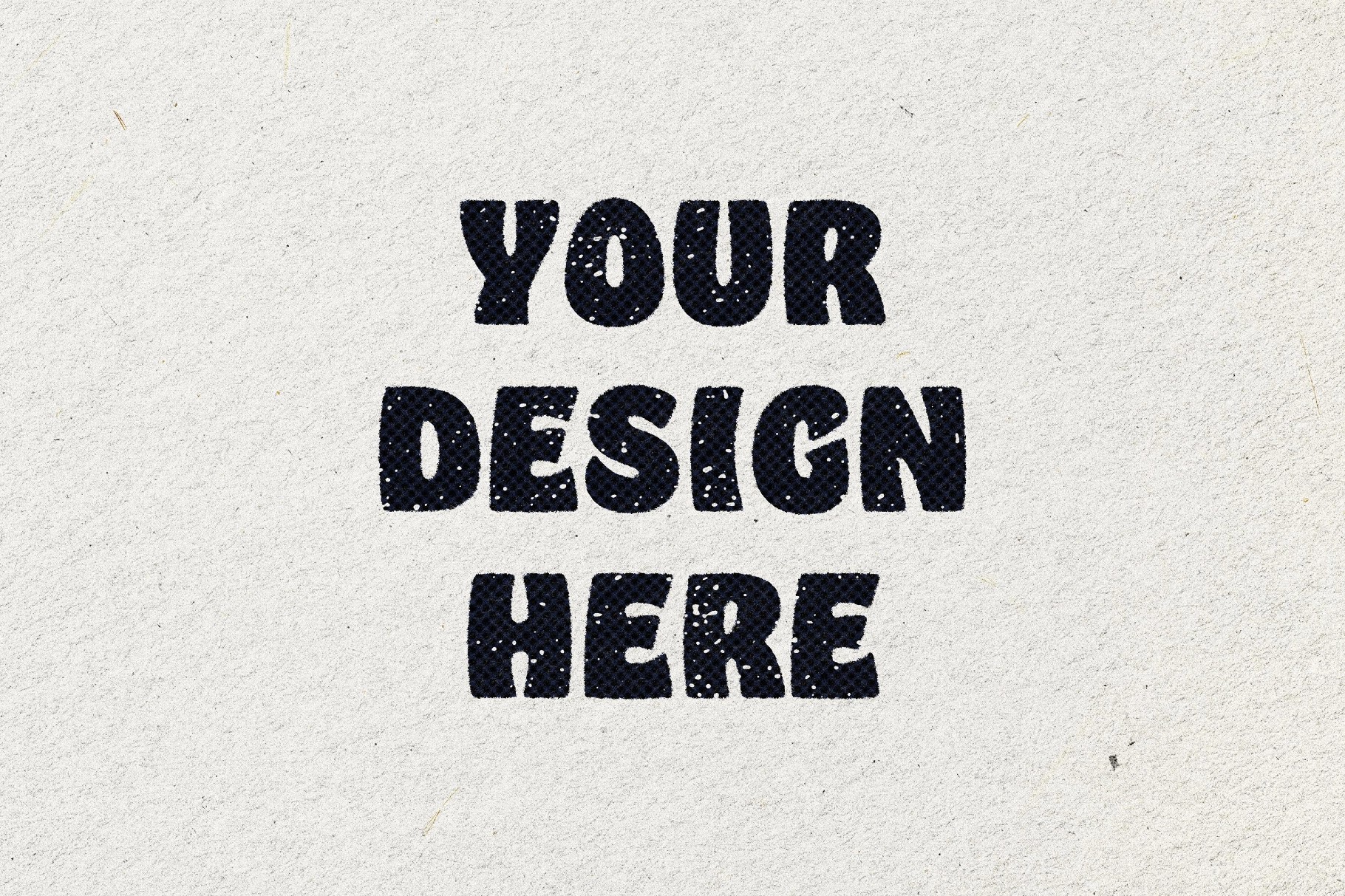 Halftone Stamp Effect