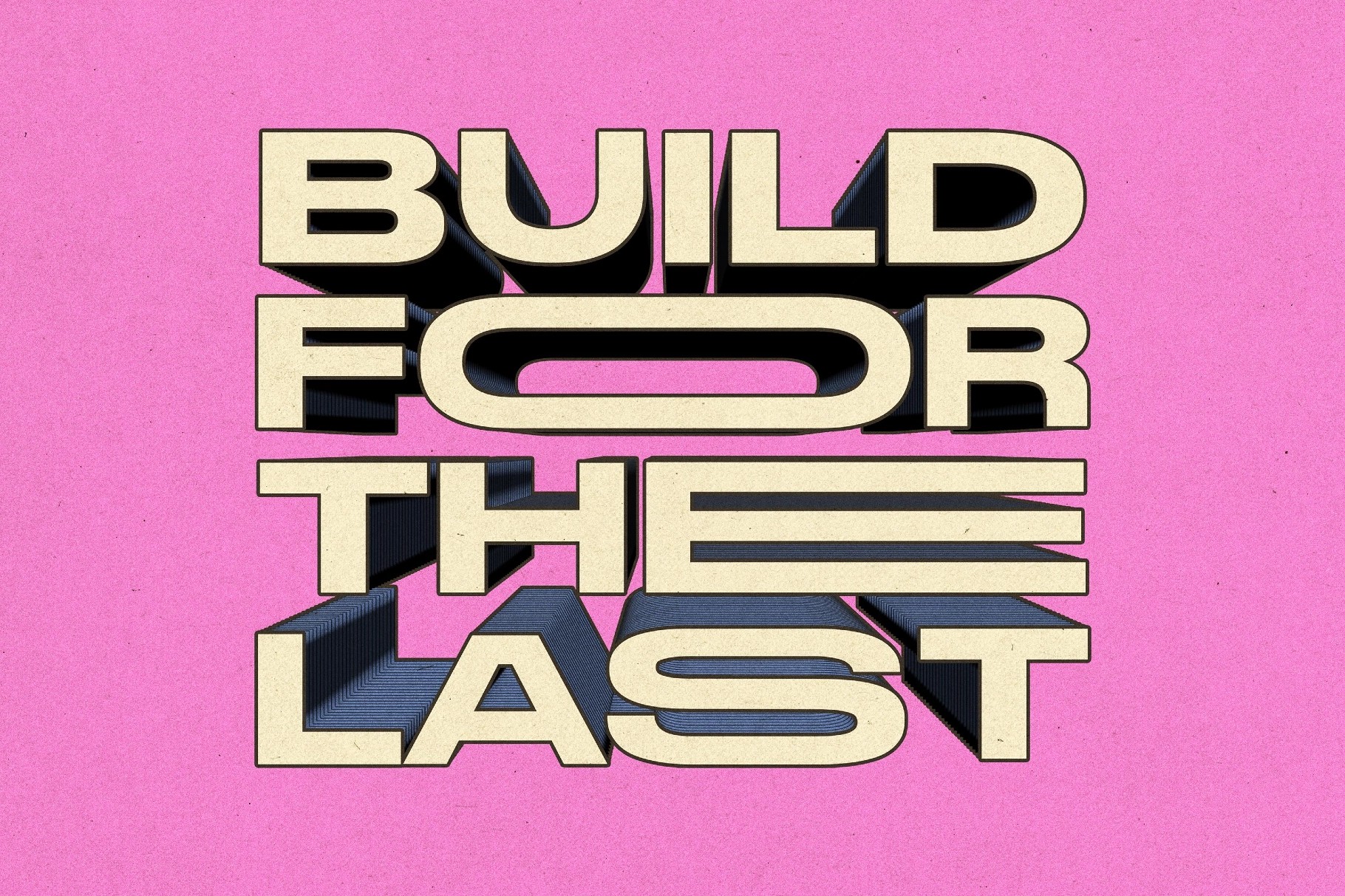 Retro 3D Text & Logo Effect