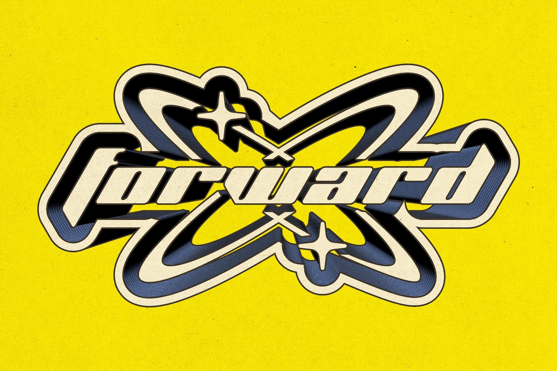 Retro 3D Text & Logo Effect