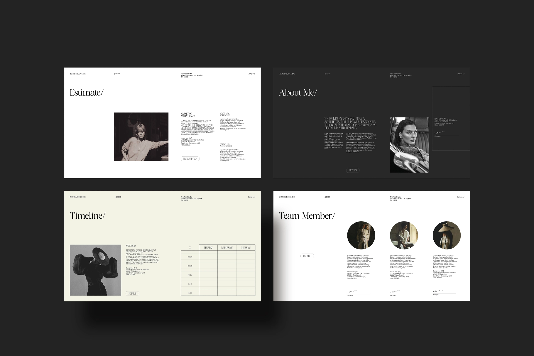 RES | Service Guide Template
