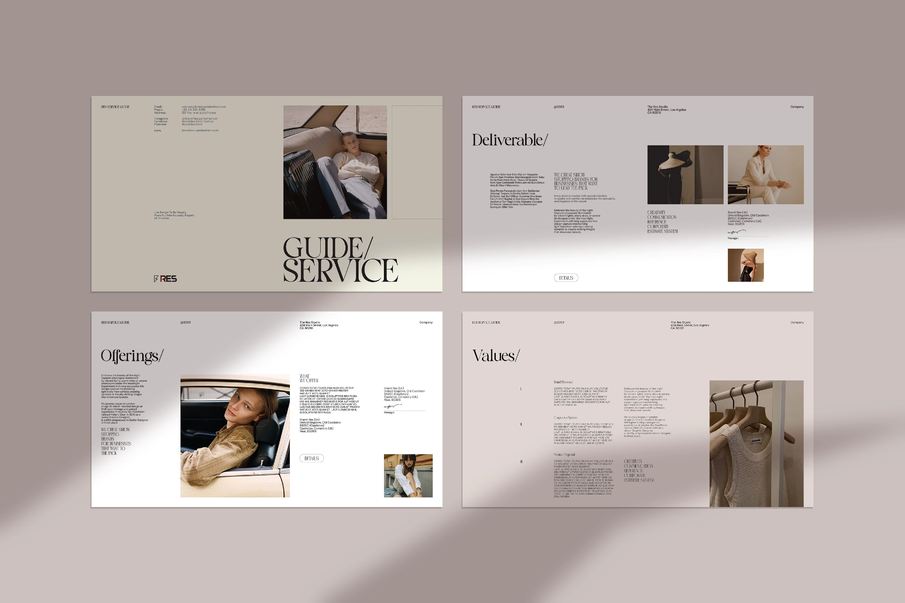 RES | Service Guide Template