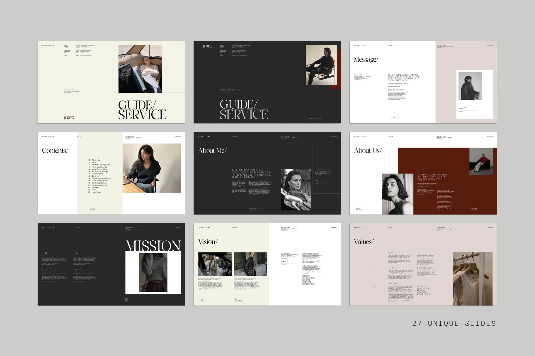 RES | Service Guide Template
