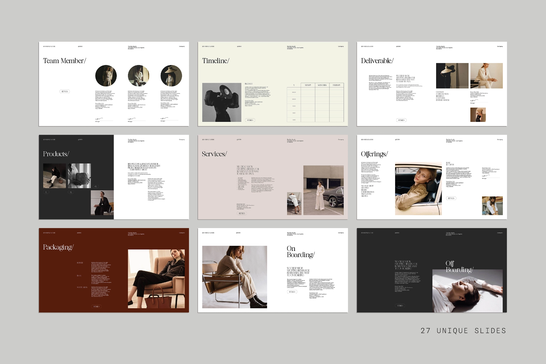 RES | Service Guide Template