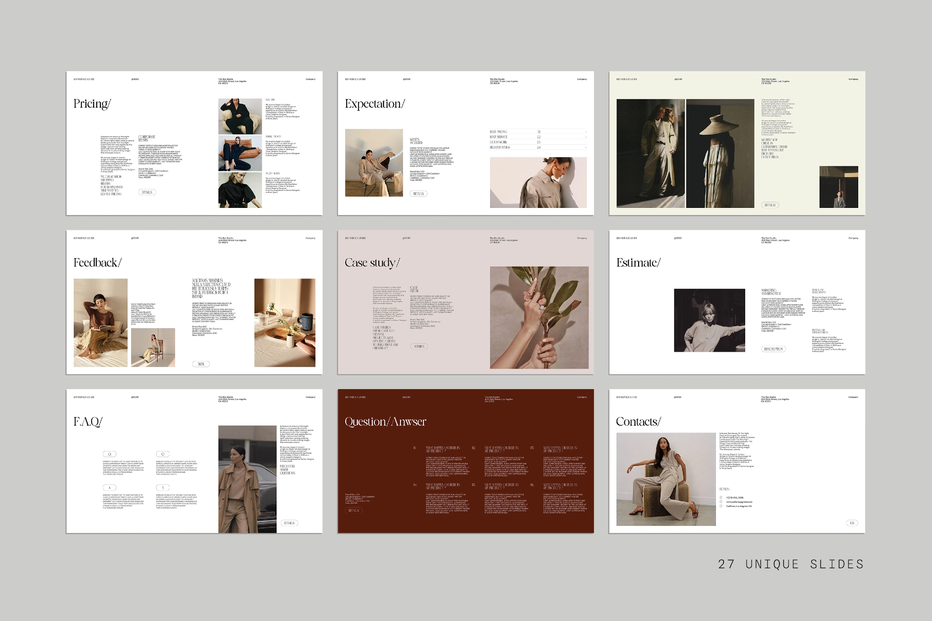 RES | Service Guide Template